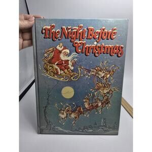 The Night Before Christmas HC Book Clement C. Moore 1980 Derrydale Books